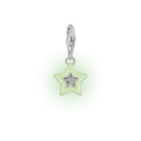 THOMAS SABO Damen Charm-Anhänger Stern & Mond Charm Club 925 Sterling Silber 1794-051-14