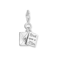 THOMAS SABO Damen Charm-Anhänger Stern & Mond Charm Club 925 Sterling Silber 1794-051-14