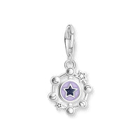 THOMAS SABO Damen Charm-Anhänger Stern & Mond Charm Club 925 Sterling Silber 1794-051-14