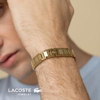 Lacoste Armband mit Knebelverschluss Kollektion METROPOLE Verziert mit petit piqué Muster - Erhältlich für ihn und sie