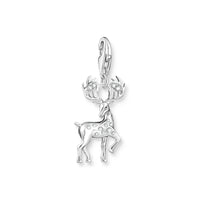 THOMAS SABO Damen Charm-Anhänger Stern & Mond Charm Club 925 Sterling Silber 1794-051-14