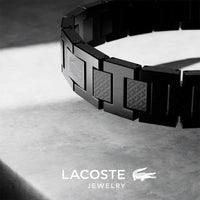 Lacoste Armband mit Knebelverschluss Kollektion METROPOLE Verziert mit petit piqué Muster - Erhältlich für ihn und sie