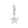 THOMAS SABO Damen Charm-Anhänger Stern & Mond Charm Club 925 Sterling Silber 1794-051-14