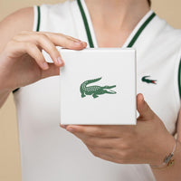 Lacoste Armband mit Knebelverschluss Kollektion METROPOLE Verziert mit petit piqué Muster - Erhältlich für ihn und sie
