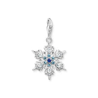 THOMAS SABO Damen Charm-Anhänger Stern & Mond Charm Club 925 Sterling Silber 1794-051-14