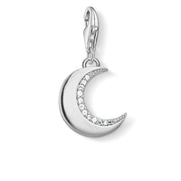 THOMAS SABO Damen Charm-Anhänger Stern & Mond Charm Club 925 Sterling Silber 1794-051-14