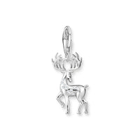 THOMAS SABO Damen Charm-Anhänger Stern & Mond Charm Club 925 Sterling Silber 1794-051-14