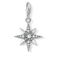 THOMAS SABO Damen Charm-Anhänger Stern & Mond Charm Club 925 Sterling Silber 1794-051-14