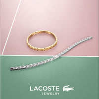 Lacoste Armband mit Knebelverschluss Kollektion METROPOLE Verziert mit petit piqué Muster - Erhältlich für ihn und sie