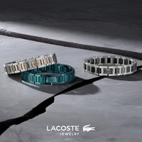 Lacoste Armband mit Knebelverschluss Kollektion METROPOLE Verziert mit petit piqué Muster - Erhältlich für ihn und sie