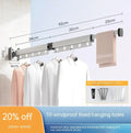 Retractable Aluminum Suction Cup Clothes Hanger